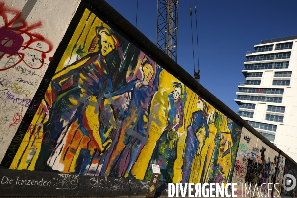 The East Side Gallery Art of the Berlin Wall 2019.