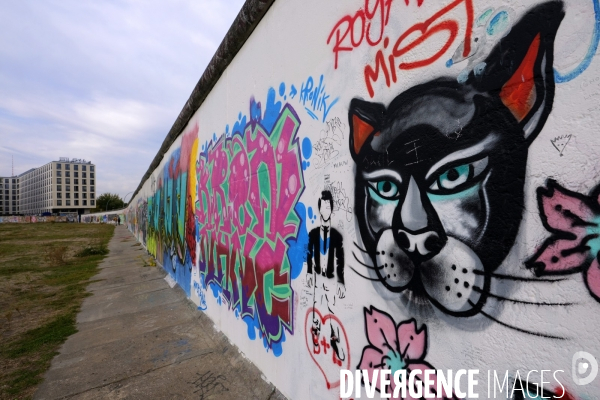 The East Side Gallery Art of the Berlin Wall 2019.