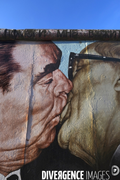 The East Side Gallery Art of the Berlin Wall 2019.