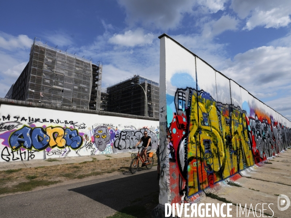 The East Side Gallery Art of the Berlin Wall 2019.