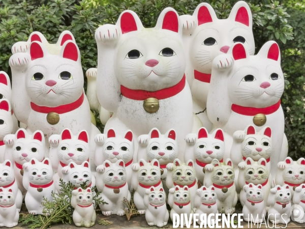 Gotokuji.le temple maneki neko a tokyo