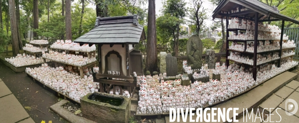 Gotokuji.le temple maneki neko a tokyo