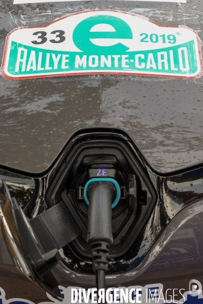 Départ du quatrième e- rallye Monte-Carlo