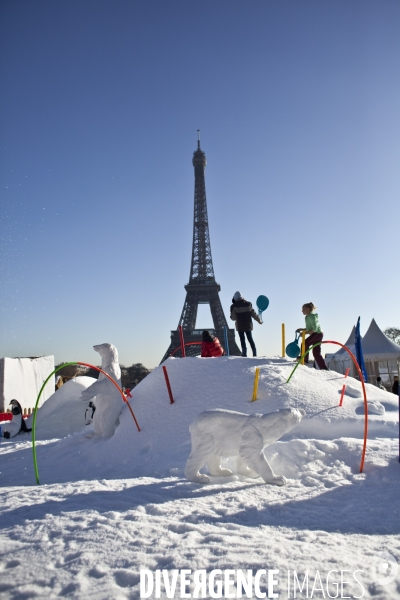 Paris sous la neige