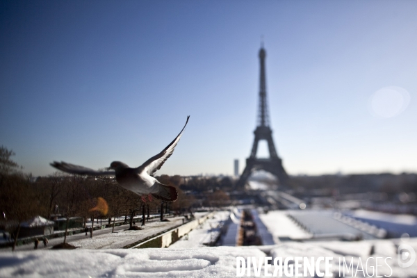 Paris sous la neige