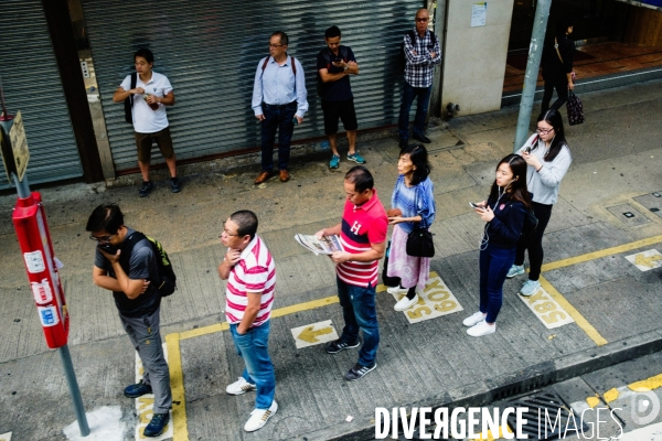 Sham Shui Po, Hong Kong, vu de la fenêtre d un bus