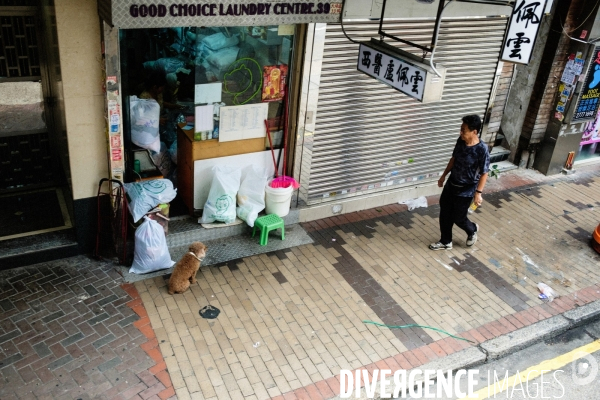 Sham Shui Po, Hong Kong, vu de la fenêtre d un bus