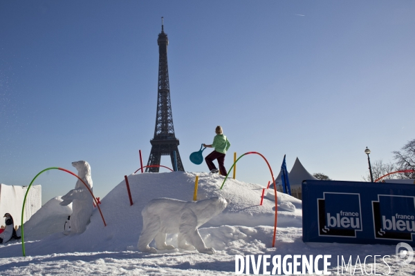 Paris sous la neige