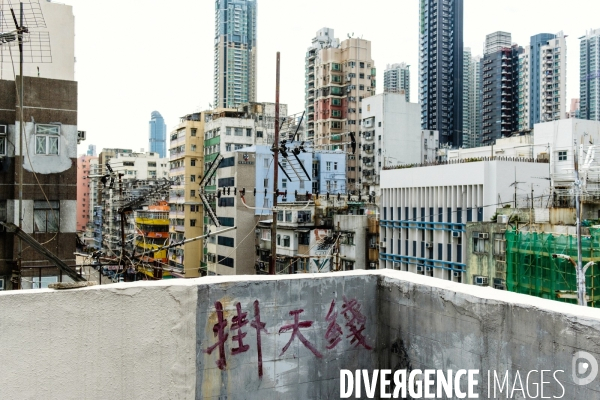 Rooftops et immeubles, Sham Sui Po, Hong Kong
