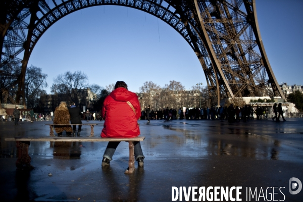 Paris sous la neige