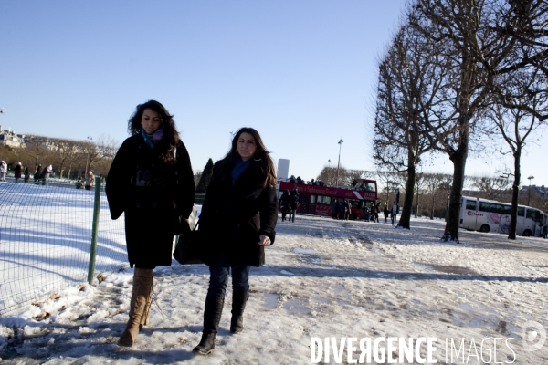 Paris sous la neige
