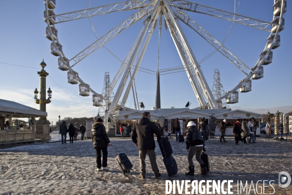 Paris sous la neige