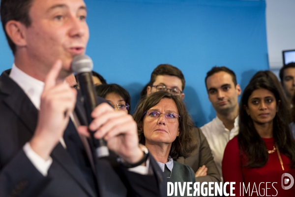 Benjamin GRIVEAUX présente les premiers candidats pour les municipales à Paris.