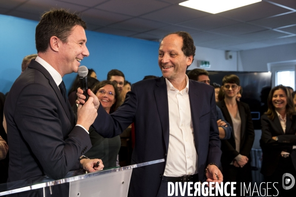 Benjamin GRIVEAUX présente les premiers candidats pour les municipales à Paris.