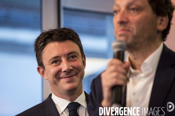 Benjamin GRIVEAUX présente les premiers candidats pour les municipales à Paris.