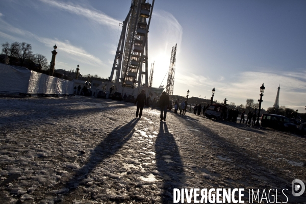 Paris sous la neige