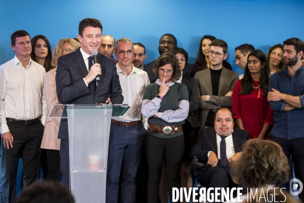 Benjamin GRIVEAUX présente les premiers candidats pour les municipales à Paris.