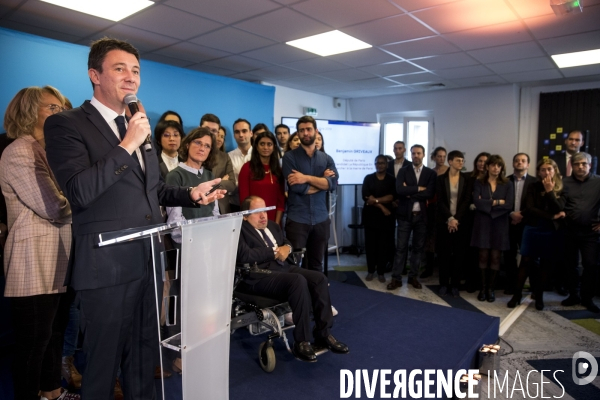 Benjamin GRIVEAUX présente les premiers candidats pour les municipales à Paris.