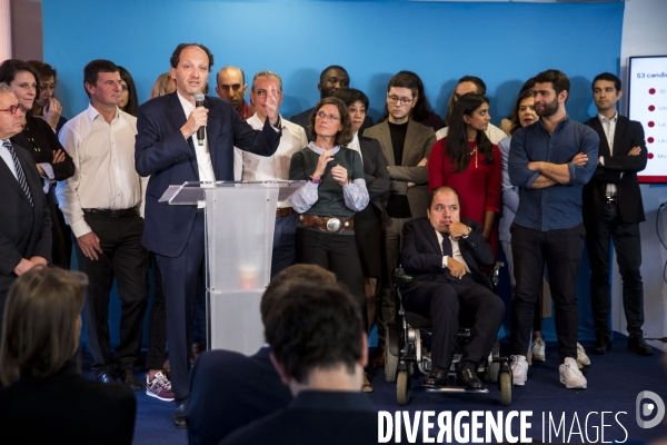 Benjamin GRIVEAUX présente les premiers candidats pour les municipales à Paris.