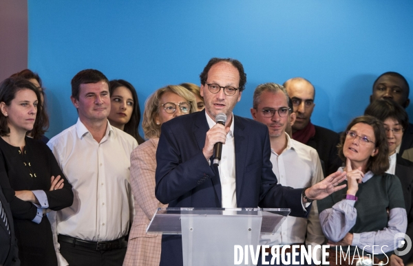 Benjamin GRIVEAUX présente les premiers candidats pour les municipales à Paris.