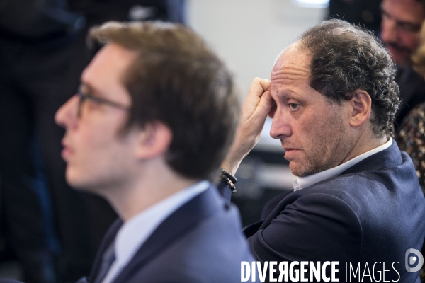 Benjamin GRIVEAUX présente les premiers candidats pour les municipales à Paris.