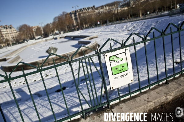 Paris sous la neige