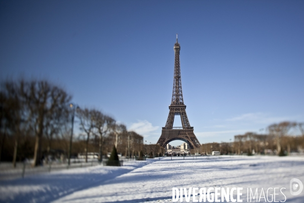 Paris sous la neige