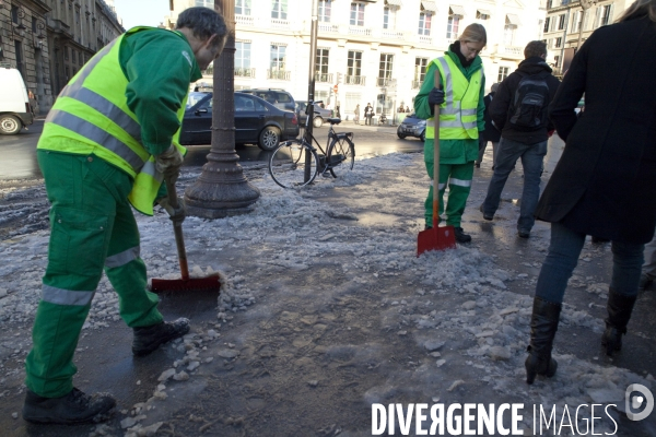 Paris sous la neige