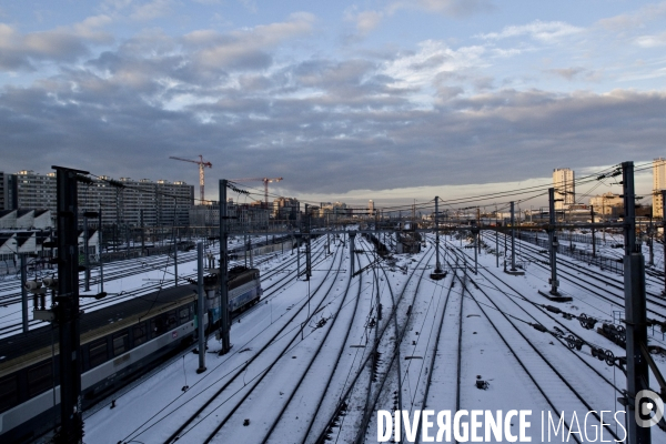 Paris sous la neige