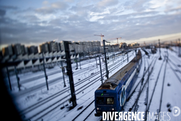 Paris sous la neige