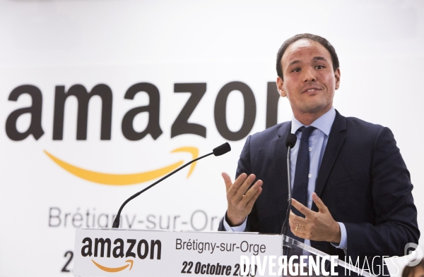 Amazon inaugure son nouveau centre de distribution robotisé en France.