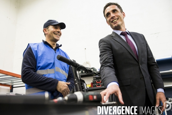 Jean-Baptiste DJEBBARI visite l entreprise Dott.