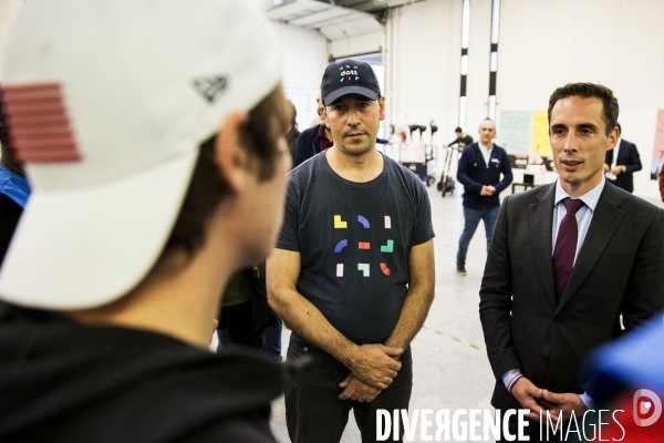 Jean-Baptiste DJEBBARI visite l entreprise Dott.