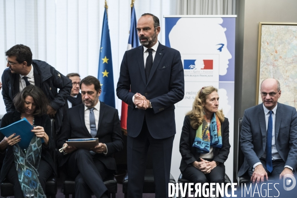 Edouard Philippe à la préfecture de Seine-Saint-Denis