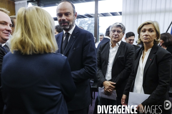 Edouard Philippe à la préfecture de Seine-Saint-Denis