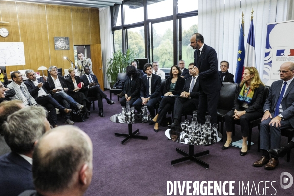 Edouard Philippe à la préfecture de Seine-Saint-Denis