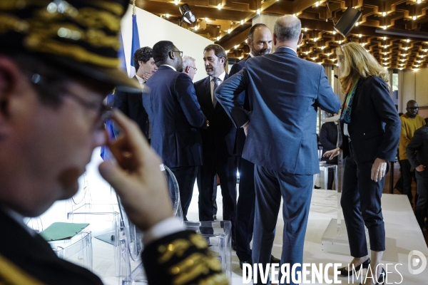 Edouard Philippe à la préfecture de Seine-Saint-Denis