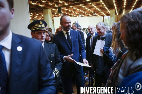 Edouard Philippe à la préfecture de Seine-Saint-Denis