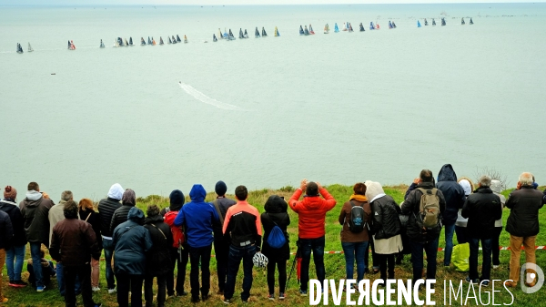 Illustration Septembre et Octobre 2019.Départ de la course jacques Vabre