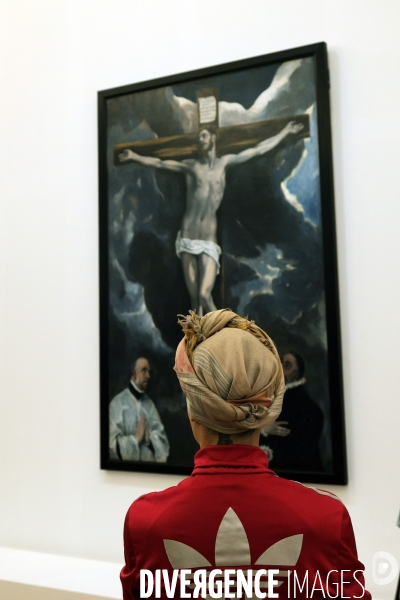 Illustration Septembre et Octobre 2019.Visiteurs à l exposition El Greco