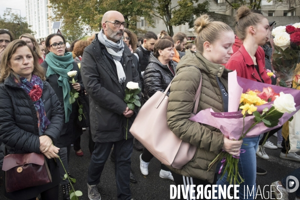 Marche blanche feminicide pour la 113eme victime.