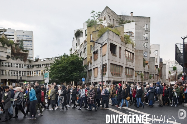 Marche blanche feminicide pour la 113eme victime.