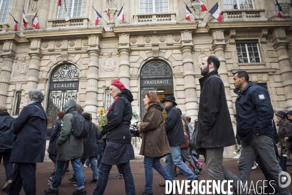 Marche blanche feminicide pour la 113eme victime.