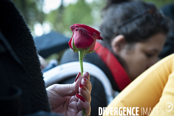 Marche blanche feminicide pour la 113eme victime.