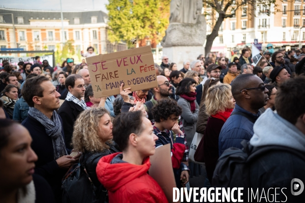 Rassemblement Un cri d amour pour Mains d Oeuvres