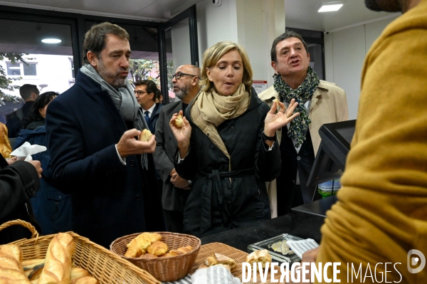 La Courneuve. Christophe Castaner, Laurent Nunez et Julien Denormandie.