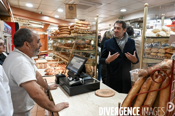 La Courneuve. Christophe Castaner, Laurent Nunez et Julien Denormandie.