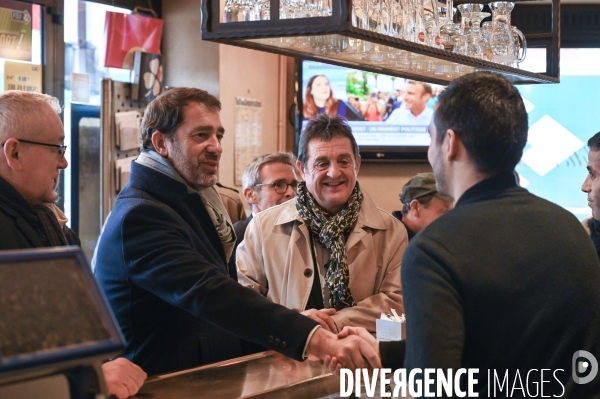 La Courneuve. Christophe Castaner, Laurent Nunez et Julien Denormandie.