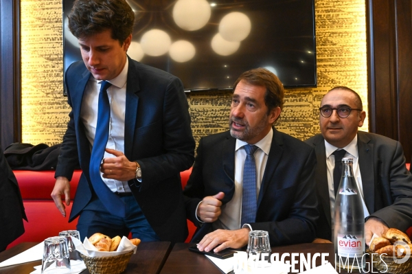 La Courneuve. Christophe Castaner, Laurent Nunez et Julien Denormandie.