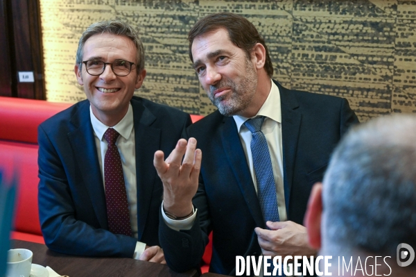 La Courneuve. Christophe Castaner, Laurent Nunez et Julien Denormandie.